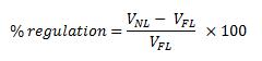 Voltage regulation Voltage regulation